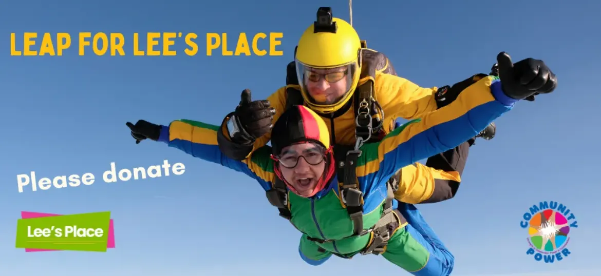 'Leap for Lee's Place' Sky Dive Challenge