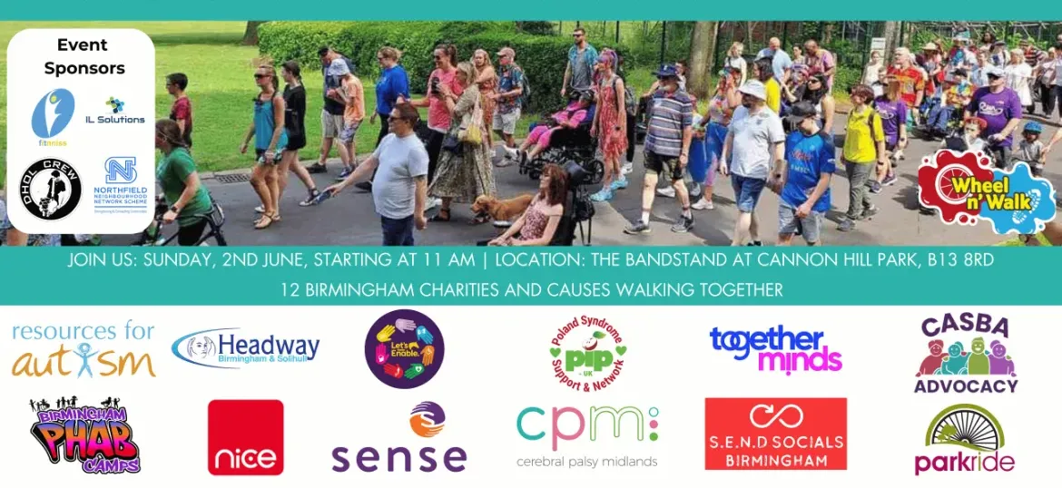Step Into Inclusion: Wheel'n'Walk - Birmingham's Walk for All Abilities