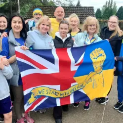 Ukrainians Running the Great North Run