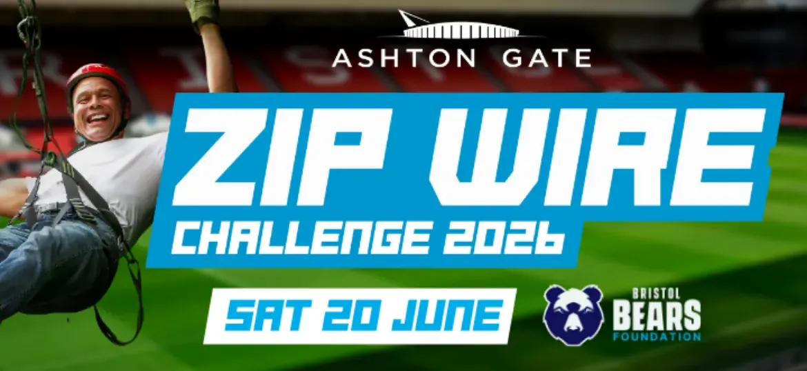 Ashton Gate Zip Wire 2026 - Bristol Bears Foundation