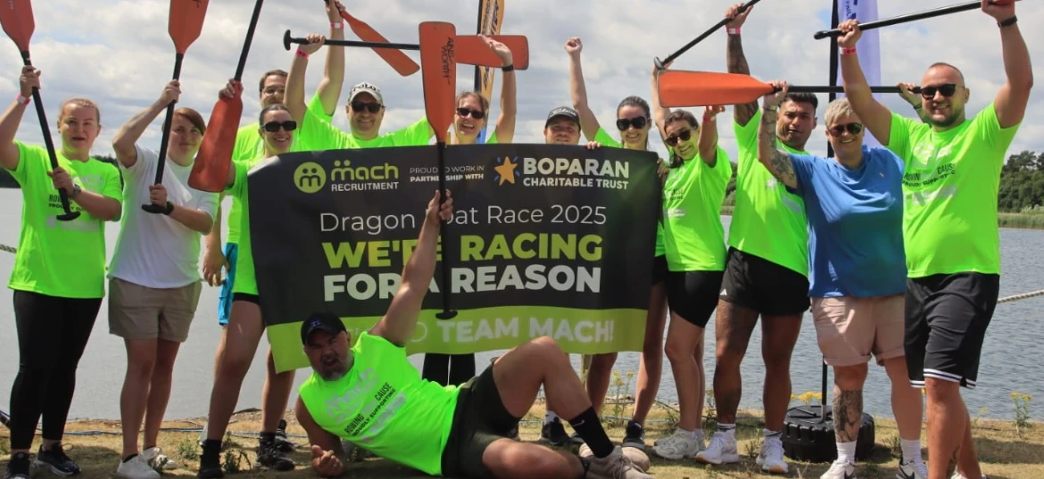 Mach Recruitment takes on the Dragon Boat Race 2026 💚