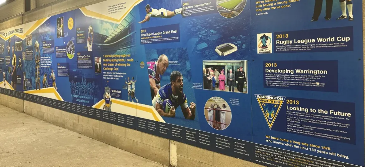 Help Us Extend the Warrington Wolves Heritage Wall
