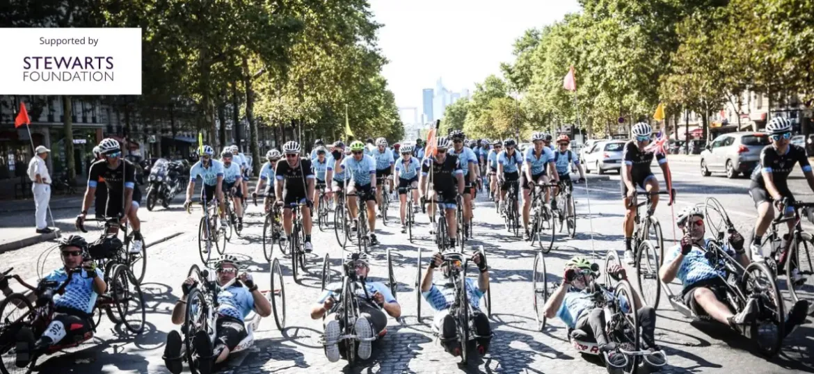 Back Up No Limits London to Paris cycle ride 2025