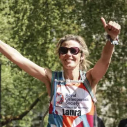 Laura Crick- London marathon No. 3 for The Royal Osteoporosis Society