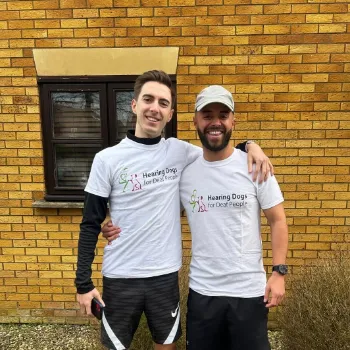 Join Adam and Dan Griffin in Supporting Hearing Dogs