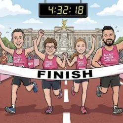 London Marathon Squad for Breast Cancer Now