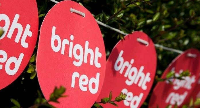 BRIGHT RED