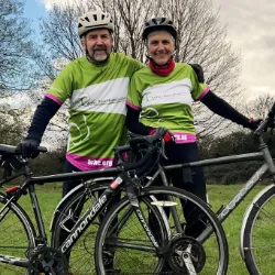 Seamus and Debbie's London to Paris Cycle Challenge July 26