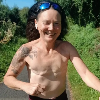Louise Butcher The Topless Runner! London 2025