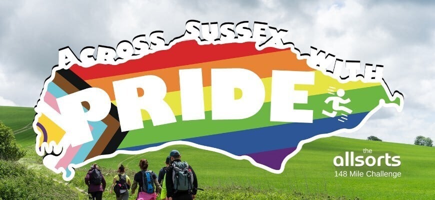 Across Sussex with Pride: Allsorts’ 148 Mile Challenge