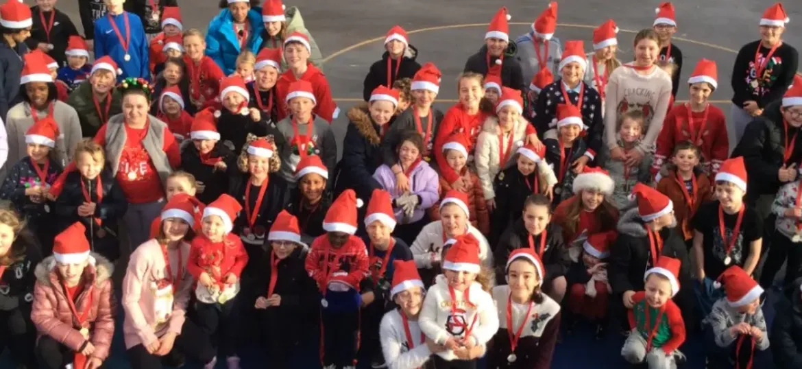 Belswain School hyh Santa Run 2024