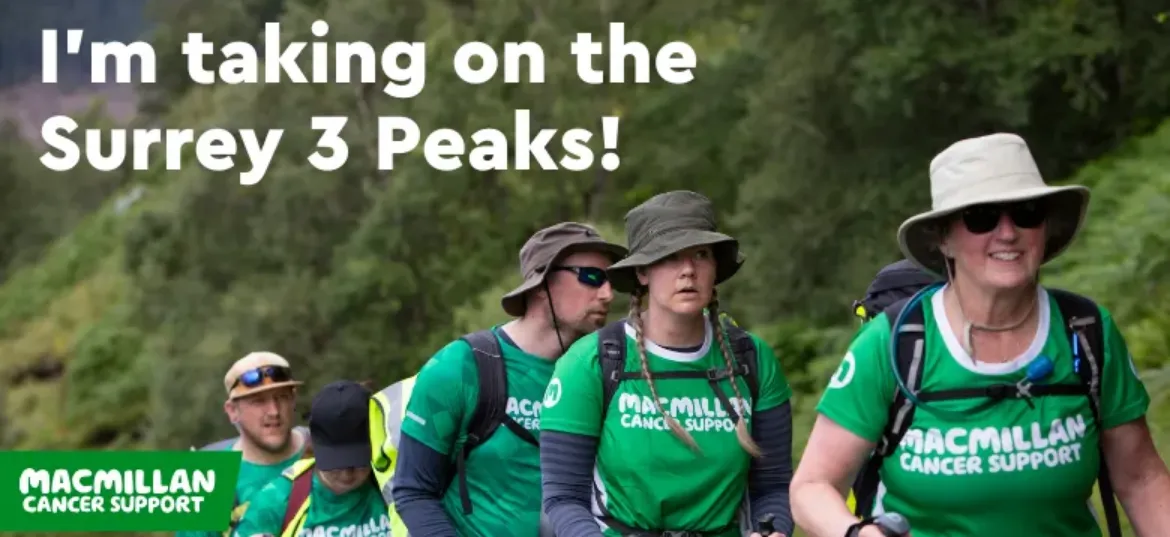 Macmillan Defeat the Peak: Surrey Three Peaks Challenge 2026