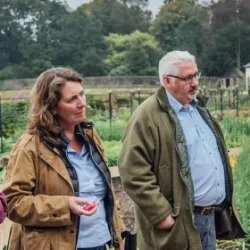 Afternoon at the Yellow Door Kitchen Garden